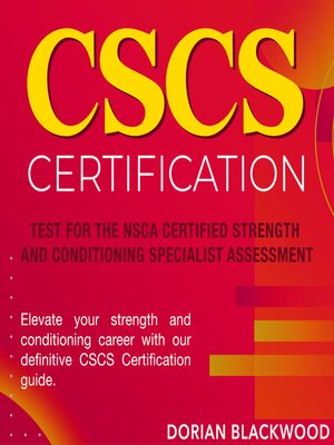 cover image of CSCS Certification